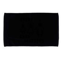 Every Child Matters Black Print Orange Microfiber Hand Towel