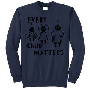 Every Child Matters Black Print Orange Sweatshirt