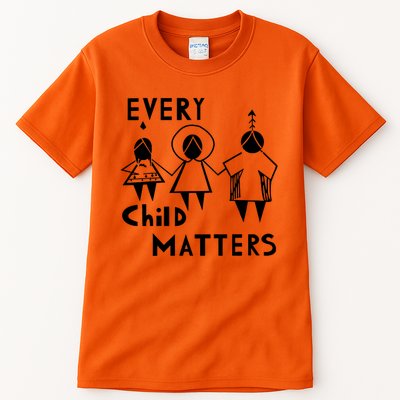 Every Child Matters Black Print Orange Tall T-Shirt
