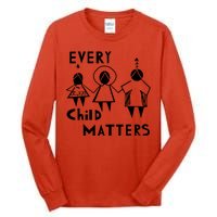 Every Child Matters Black Print Orange Tall Long Sleeve T-Shirt