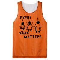 Every Child Matters Black Print Orange Mesh Reversible Basketball Jersey Tank