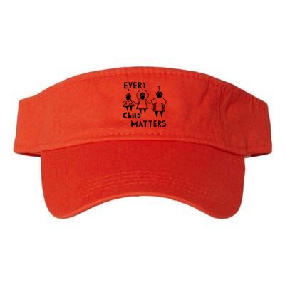 Every Child Matters Black Print Orange Visor