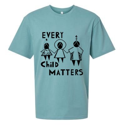 Every Child Matters Black Print Orange Sueded Cloud Jersey T-Shirt