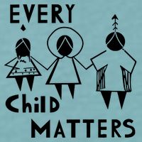 Every Child Matters Black Print Orange Sueded Cloud Jersey T-Shirt