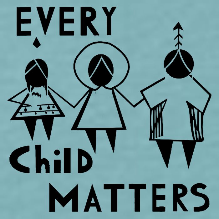 Every Child Matters Black Print Orange Sueded Cloud Jersey T-Shirt