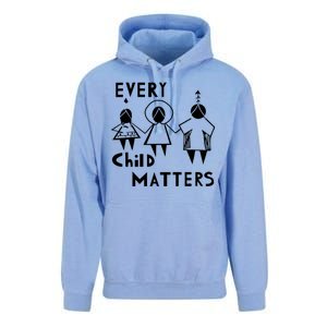 Every Child Matters Black Print Orange Unisex Surf Hoodie