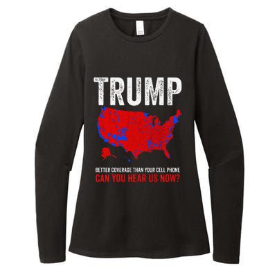 Election County Map 2024 Can You Hear Us Now Womens CVC Long Sleeve Shirt