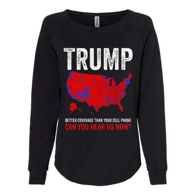 Election County Map 2024 Can You Hear Us Now Womens California Wash Sweatshirt