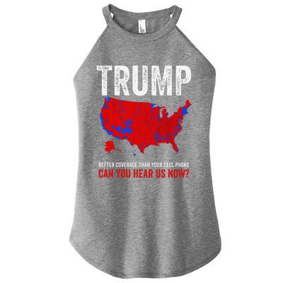 Election County Map 2024 Can You Hear Us Now Women's Perfect Tri Rocker Tank