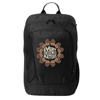 Every Child Matters Native American Hand Pattern City Backpack