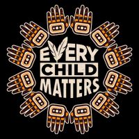 Every Child Matters Native American Hand Pattern 16 in Basic Backpack