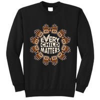 Every Child Matters Native American Hand Pattern Tall Sweatshirt