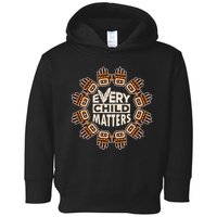 Every Child Matters Native American Hand Pattern Toddler Hoodie