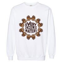 Every Child Matters Native American Hand Pattern Garment-Dyed Sweatshirt