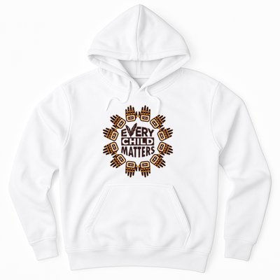 Every Child Matters Native American Hand Pattern Hoodie