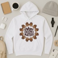 Every Child Matters Native American Hand Pattern Hoodie