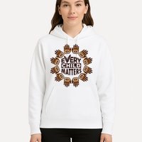 Every Child Matters Native American Hand Pattern Hoodie