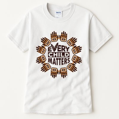 Every Child Matters Native American Hand Pattern Tall T-Shirt