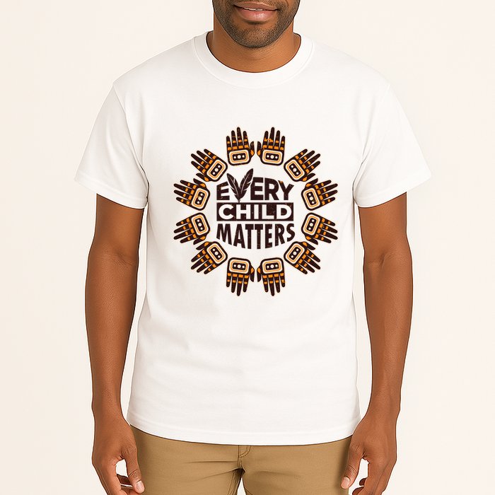 Every Child Matters Native American Hand Pattern Tall T-Shirt