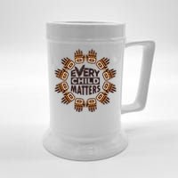 Every Child Matters Native American Hand Pattern Beer Stein