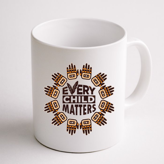 Every Child Matters Native American Hand Pattern Coffee Mug