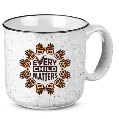 Every Child Matters Native American Hand Pattern 15oz Campfire Ceramic Mug