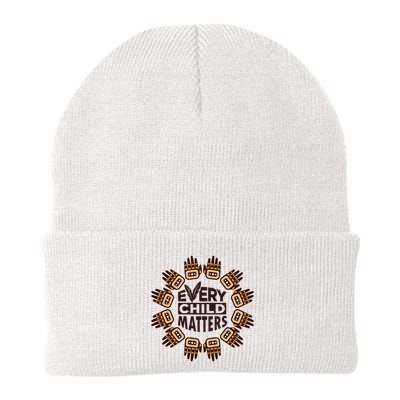 Every Child Matters Native American Hand Pattern Beanie