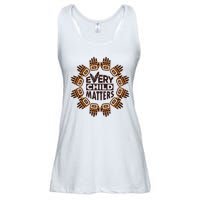 Every Child Matters Native American Hand Pattern Ladies Essential Flowy Tank