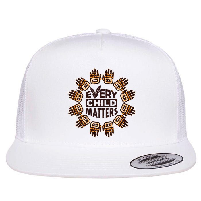 Every Child Matters Native American Hand Pattern Flatbill Hat