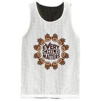 Every Child Matters Native American Hand Pattern Mesh Reversible Basketball Jersey Tank