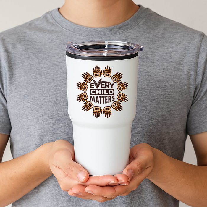 Every Child Matters Native American Hand Pattern Tumbler