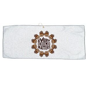 Every Child Matters Native American Hand Pattern Large Microfiber Waffle Golf Towel