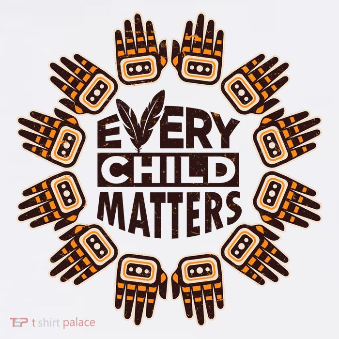 Every Child Matters Native American Hand Pattern Poster