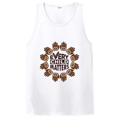 Every Child Matters Native American Hand Pattern PosiCharge Competitor Tank