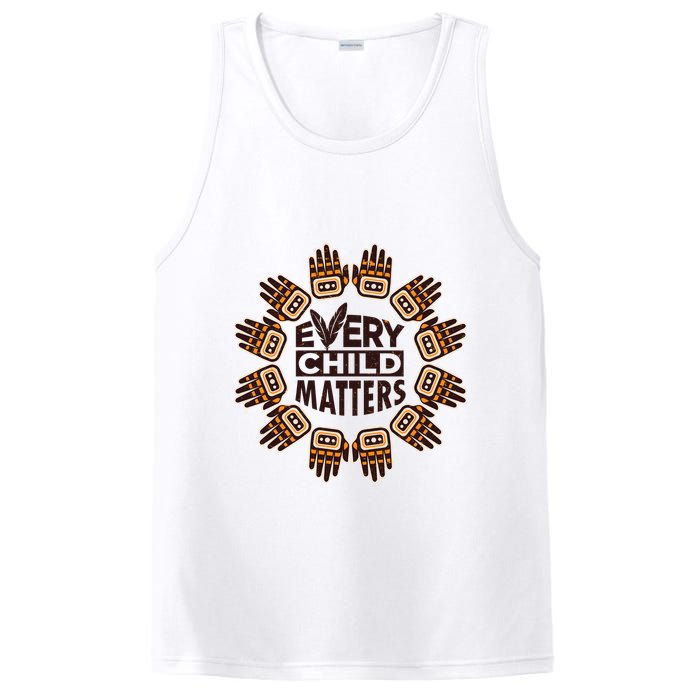 Every Child Matters Native American Hand Pattern PosiCharge Competitor Tank