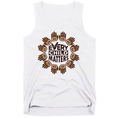 Every Child Matters Native American Hand Pattern Tank Top