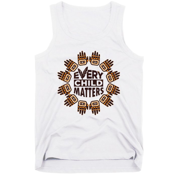 Every Child Matters Native American Hand Pattern Tank Top