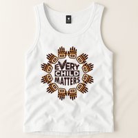 Every Child Matters Native American Hand Pattern Tank Top
