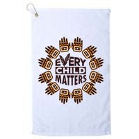 Every Child Matters Native American Hand Pattern Golf Towel