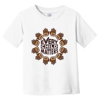 Every Child Matters Native American Hand Pattern Toddler T-Shirt