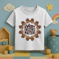 Every Child Matters Native American Hand Pattern Toddler T-Shirt