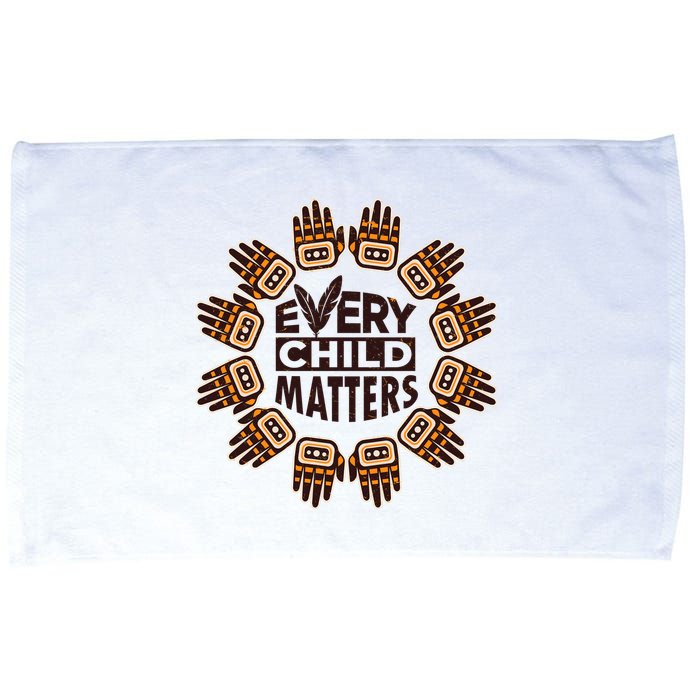 Every Child Matters Native American Hand Pattern Microfiber Hand Towel