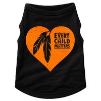 Every Child Matters Native American Feather Heart Doggie Tank