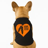 Every Child Matters Native American Feather Heart Doggie Tank