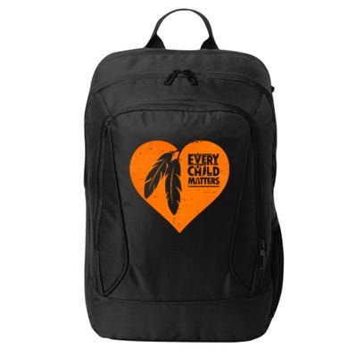 Every Child Matters Native American Feather Heart City Backpack