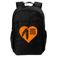Every Child Matters Native American Feather Heart Backpack