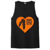 Every Child Matters Native American Feather Heart PosiCharge Competitor Tank
