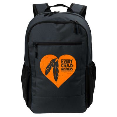 Every Child Matters Native American Feather Heart Daily Commute Backpack