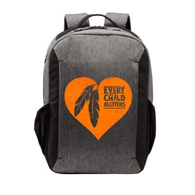 Every Child Matters Native American Feather Heart Vector Backpack