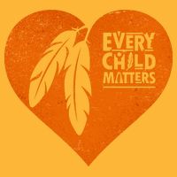 Every Child Matters Native American Feather Heart Cooling Performance Crew T-Shirt